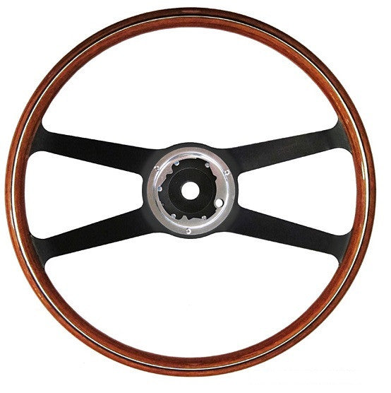 (New) 911/912 Wood and Steel 400mm VDM Steering Wheel - 1965-68