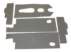 (New) 356 BT6/C Cabriolet Interior Body Insulation Kit - 1961-65