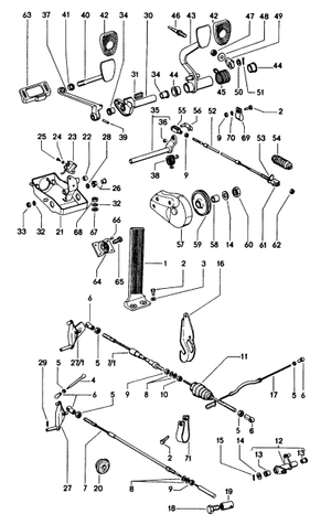 (New) 911/914 Accelerator Push Rod - 1965-89