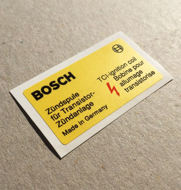 (New) 964 Bosch Coil Decal - 1989-94