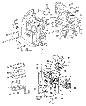 (New) 356 Engine to Transmission Stud