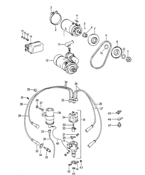 (New) 356/912 Generator Pully Hub 1950-69