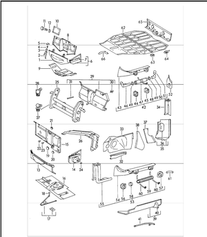 (New) 356 B/C Left Front of Rear Wheel Well - 1959-65