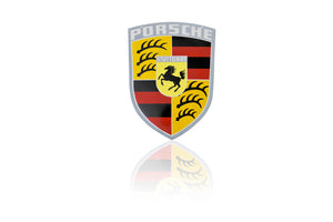 (New) Porsche Crest Enamel Wall Decoration