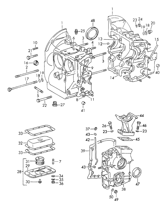(New) 356B,C, 912 Cylinder Head Stud 1960-69