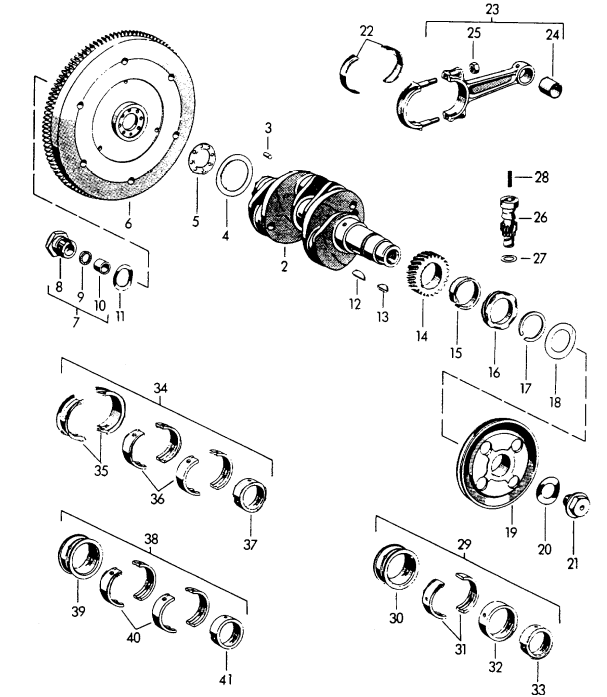 (New) 356C/SC Clutch Flywheel 200mm - 1964-65