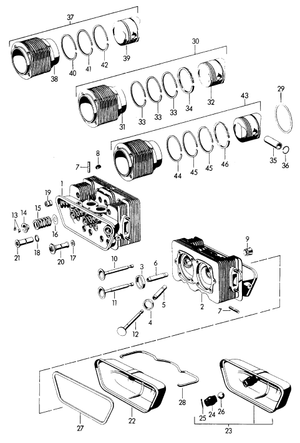 (New) 356A-B Valve Spring Retainer 1956-61