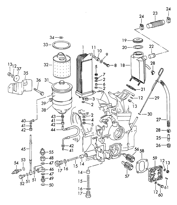 (New) 356/912 Oil Line Banjo Bolt - 1955-69