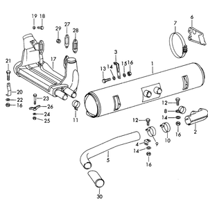 (New) 912 Muffler Connector Tube 1965-68