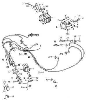 (New) 911/912 Bosch Distributor Condenser - 1965-68