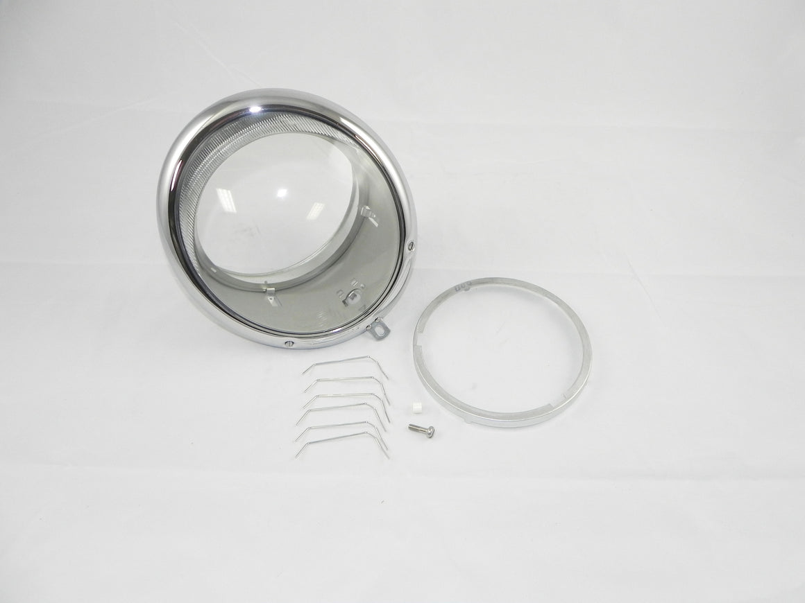 (New) 356 Clear Headlight Lens Assembly - 1950-65
