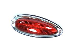 (New) 356 A/B/C Concours Left Rear Red Teardrop Taillight Assembly - 1957-65
