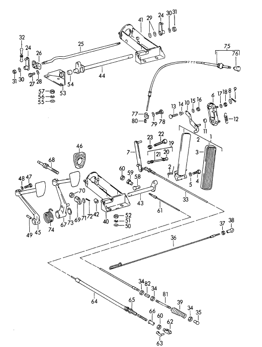 (New) 356 Accelerator Pedal 1955-65