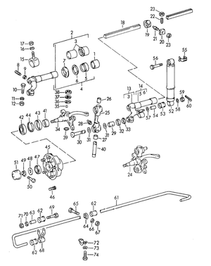 (New) 356 Front Shock Mount Bolt 1950-65