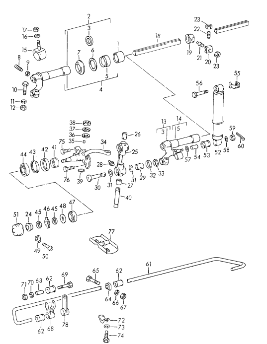 (New) 356 Torsion Bolt Stop - 1950-65