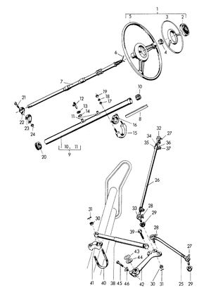 (New) 356 Tie Rod Clip - 1955-65