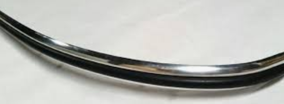 (New) 356 Pre A/A Front Bumper Deco w/ Rubber Insert - 1950-59