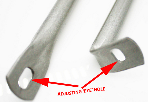 (New) 356A 1959 Only Front Bumper Overrider Support Tubes 190mm