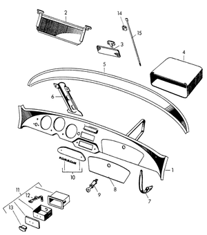 (New) 356A Glove Box Insert - 1955-59