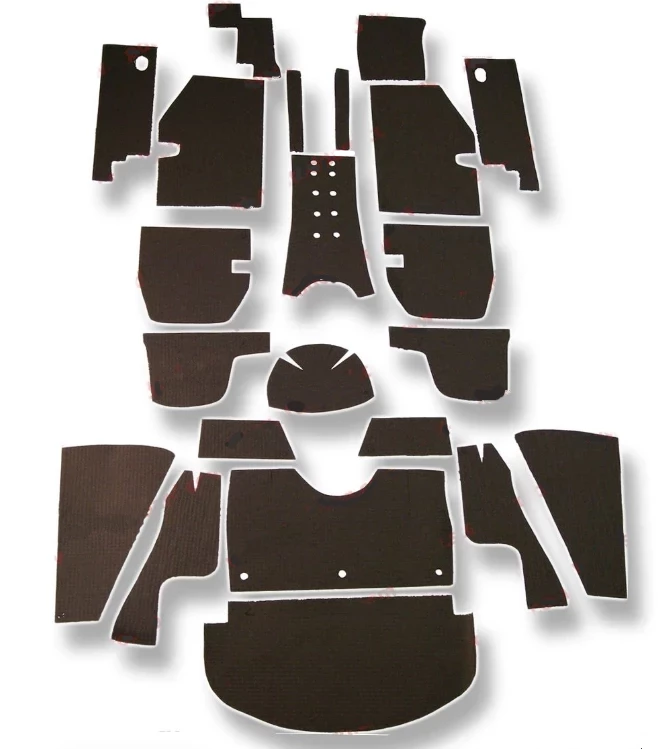 (New) 356A Coupe Interior Body Sound Insulation Kit - 1955-59