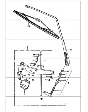 (New) 911 Rear Wiper Arm - 1978-89