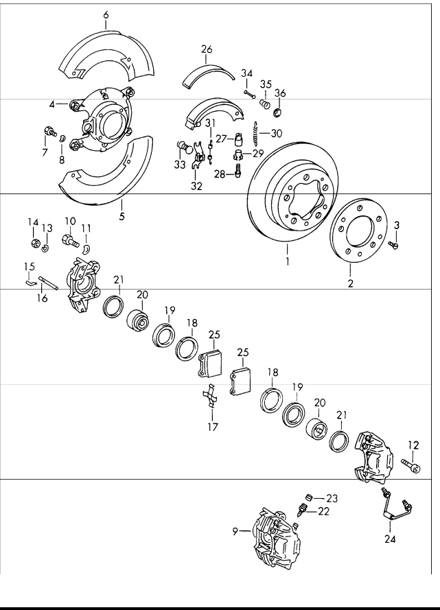 (New) 911 Rear Brake Expanding Spring - 1965-69