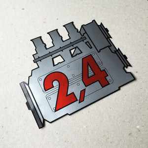 (New) 911 Rear Window 2.4L Engine Decal