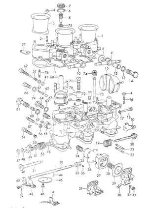 (New) 911 Weber 40 IDTP Fuel Atomiser - 1968-71