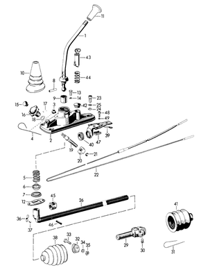 (New) 356 Shift Coupler Adjusting Screw 1960-65