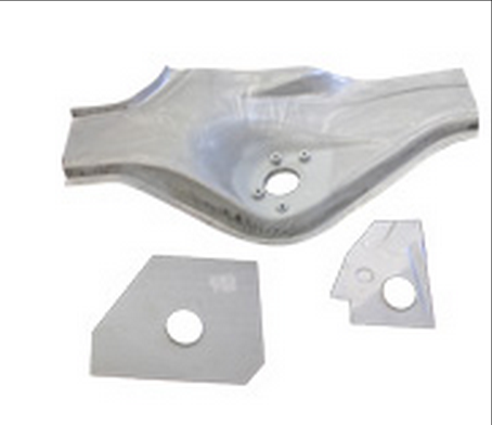 (New) 911/912 Left Wheel House Frame Repair Panel Kit - 1965-89