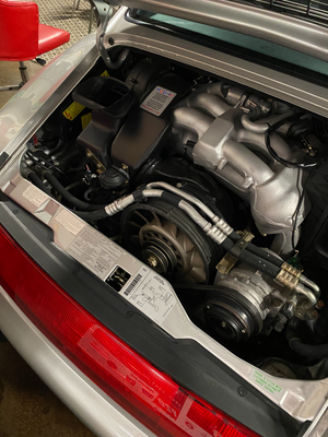 (New) 993 Carrera Engine Bay Decal Set - 1995-98