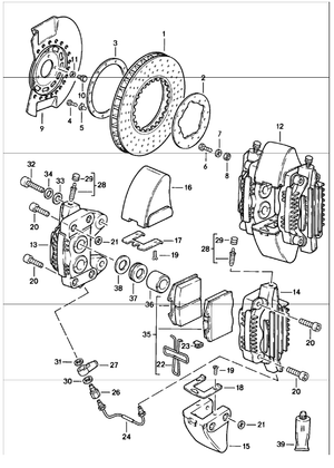 (NOS) 930 Brake Pads 1978-88