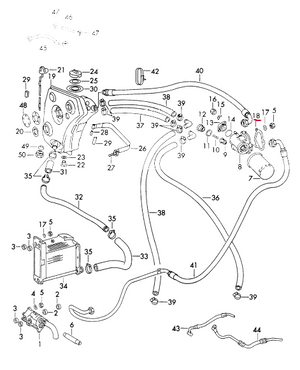 (New) 1972 911 Oil Filter Console Gasket