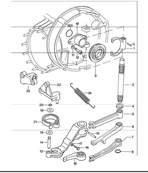 (New) 911 Change Lever 1974-86