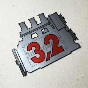 (New) 911 Rear Window 3.2L Engine Decal