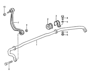 (New) 911 Front Stabiliser Hanger Right - 1994-98