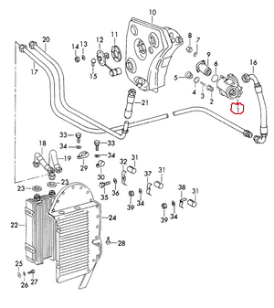 (New) 72 911S Oil Filter Console