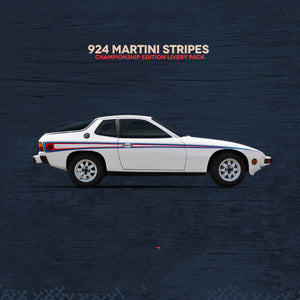 (New) 924/944 M426 Martini Side Stripes Livery Kit - 1976-91