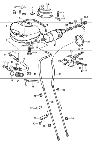 (New) Bosch 911/928/924 Fuel Pump Check Valve 1980-94