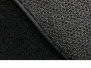 (New) 911 Coupe Black German Velour Carpet Floor Mat Set - 1969-73