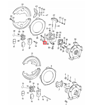 (New) 356 Carrera 2000 Leaf Spring for Brakes - 1960-63