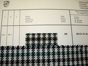 (New) 356/911/912/914 Houndstooth Cloth by the Meter