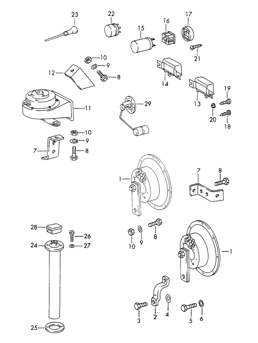 (New) Aluminum M5/3 Washer 1965-71