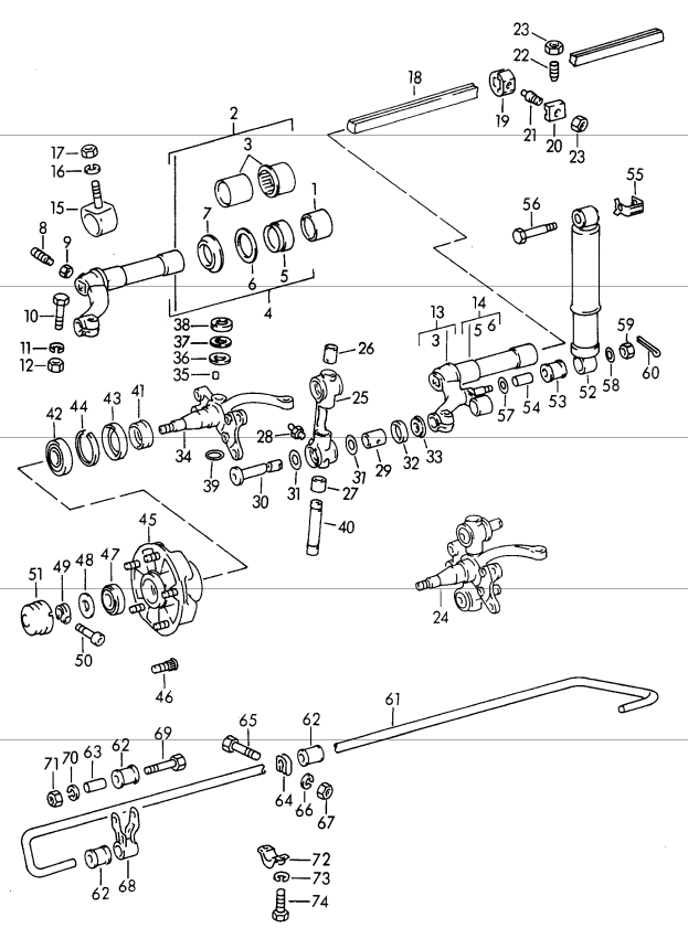 (New) 356A/B Front Inner Wheel Bearing
