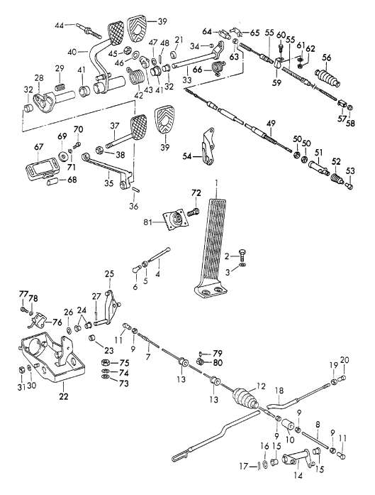 (New) 356/911/914 Clutch Cable Clevis Pin - 1950-88