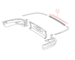 (New) 911/912 Rear Engine Lid Lip Seal - 1965-73