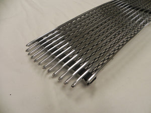 (New) 911 or 912 Silver 3 Bar Engine Lid Grille - 1968-69