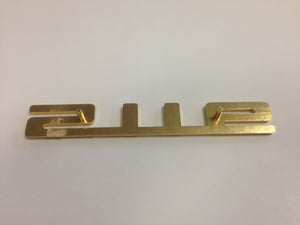 (New) 911S Rear Gold Emblem for Engine Lid - 1967-75