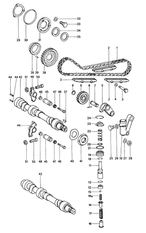 (New) 911 Camshaft Nut 1965-77