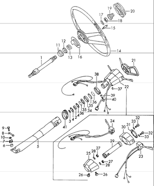 (New) 911/912 Steering Column Ring - 1965-69